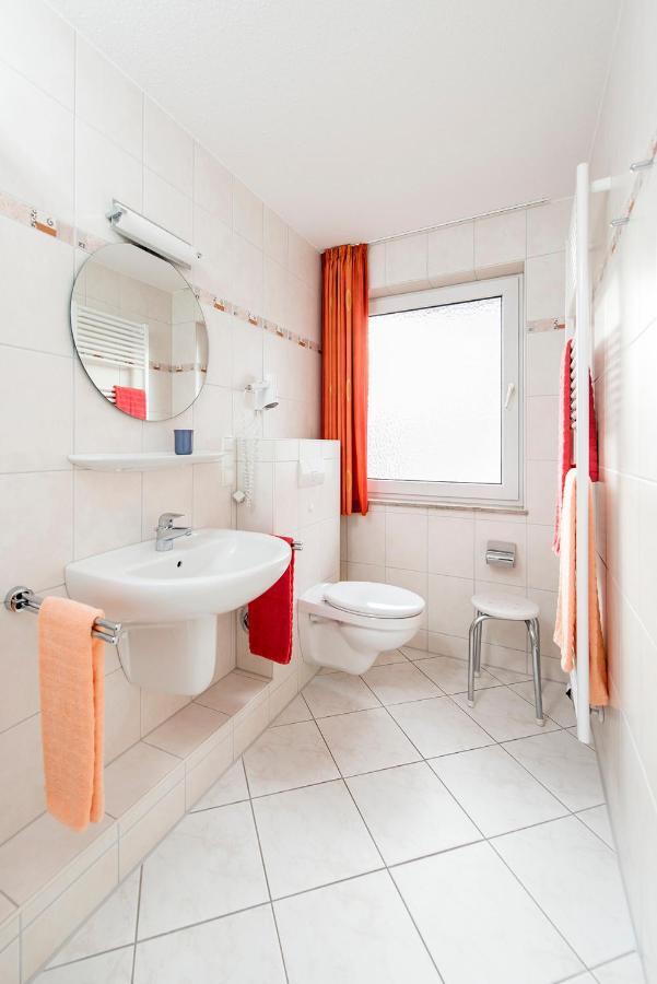 Haus Duenenglueck Whg. 23, Teilseesicht Cuxhaven Buitenkant foto