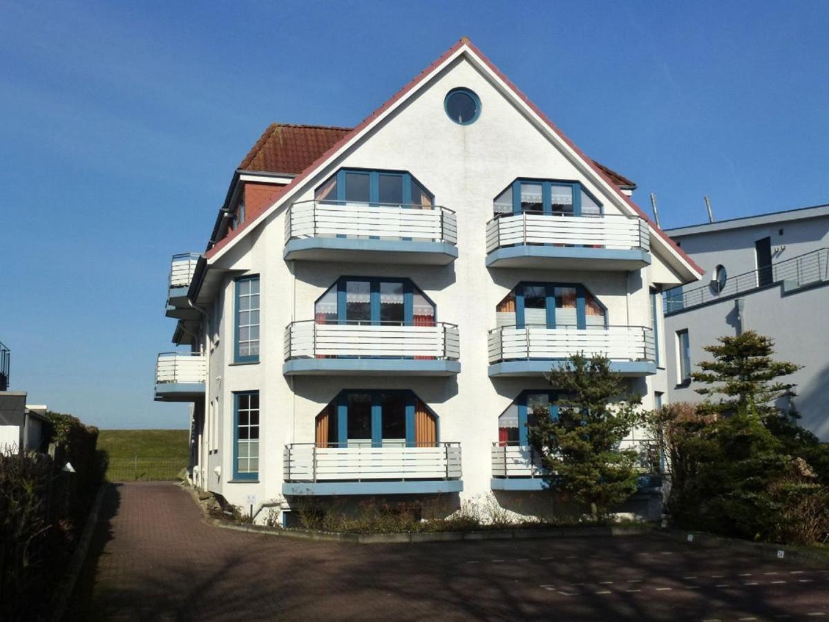 Haus Duenenglueck Whg. 23, Teilseesicht Cuxhaven Buitenkant foto